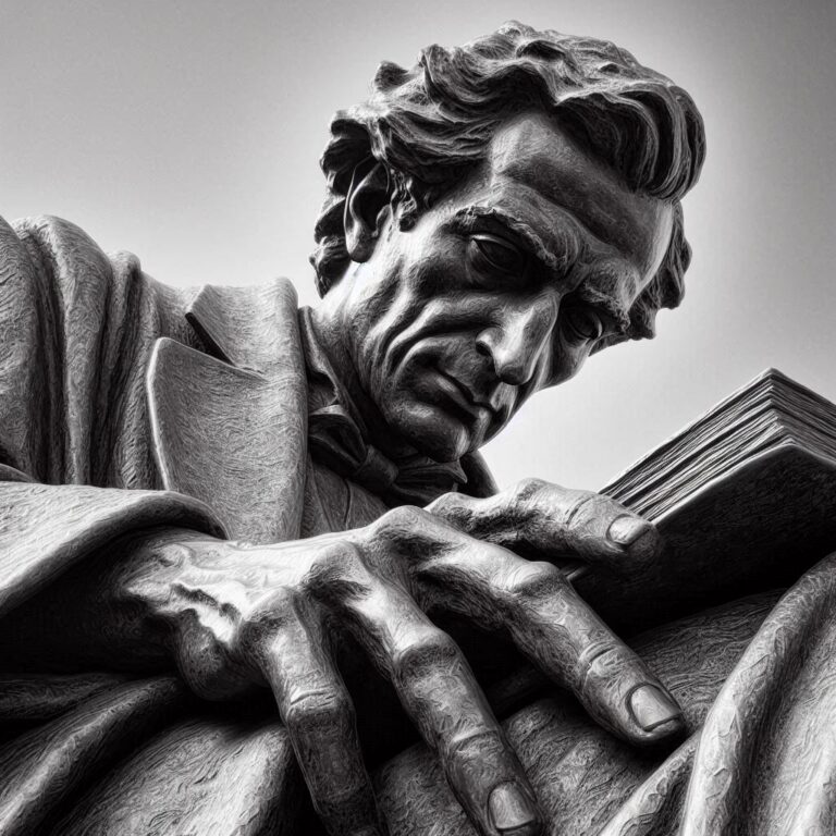Majestic Scholarly Statue of Wisdom