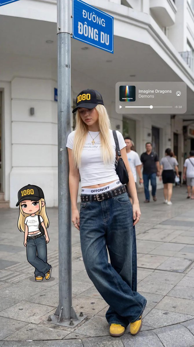 Street Style Girl Music Vibe