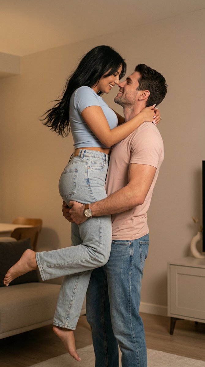 Romantic Couple Intimate Moment