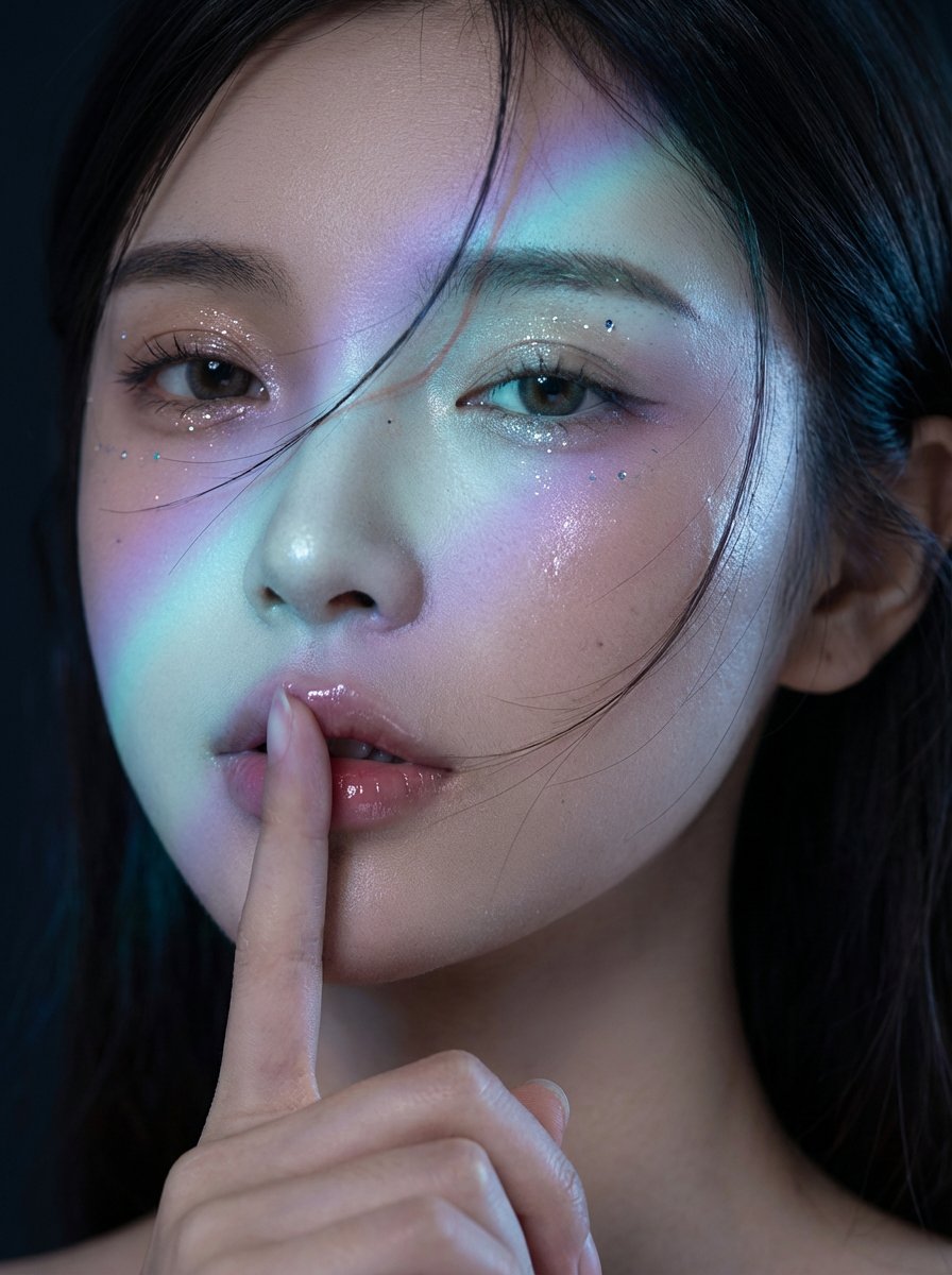 Midnight K-Fashion Shh Editorial Portrait