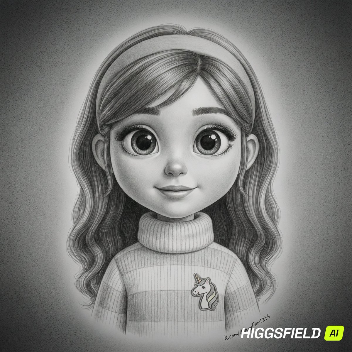 Hyper-Realistic Pencil Portrait Girl