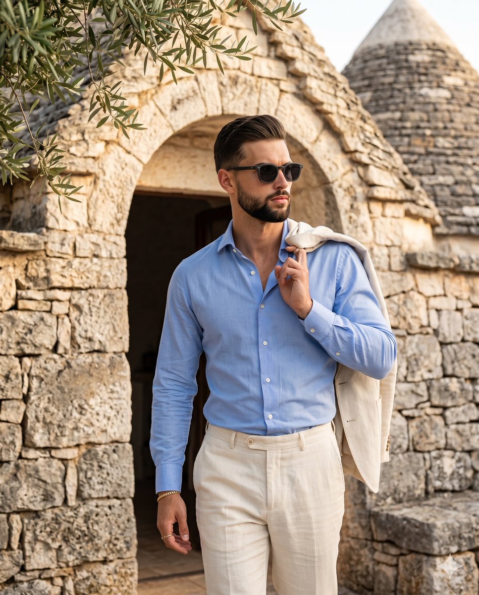 Mediterranean Male Fashion Portrait