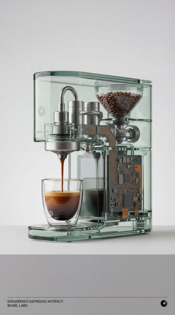 Transparent Glass Espresso Machine Concept