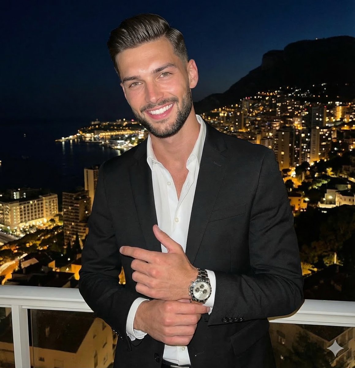 Urban Gentleman Night Portrait