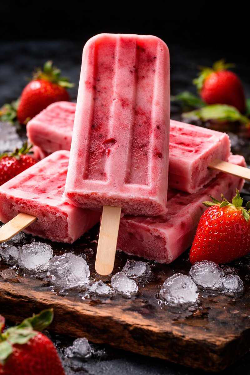 Mango Popsicle Food Photography