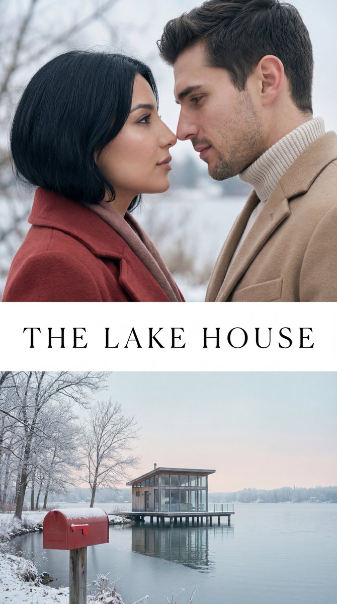 Winter Lake Romance Poster
