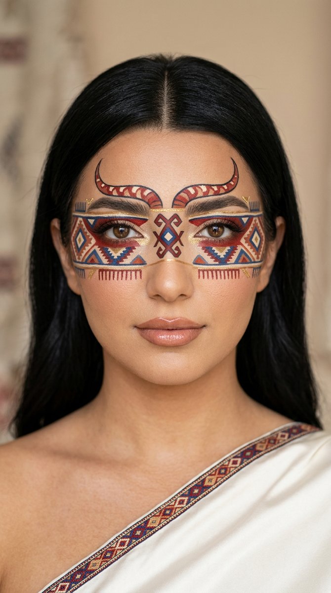 Anatolian Kilim Wearable Art Makeup