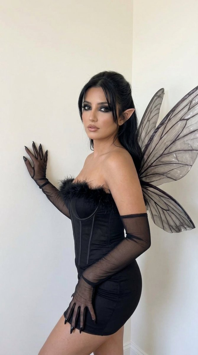 Dark Fairy Haute Couture Portrait