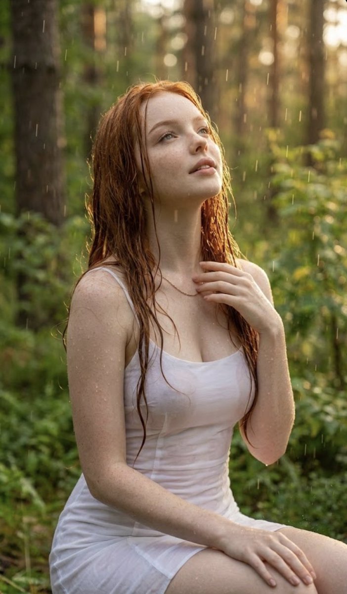 Golden Rain Forest Portrait