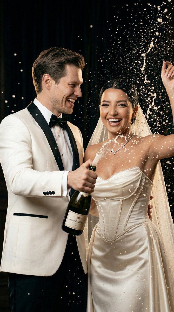 Luxury Champagne Wedding Splash