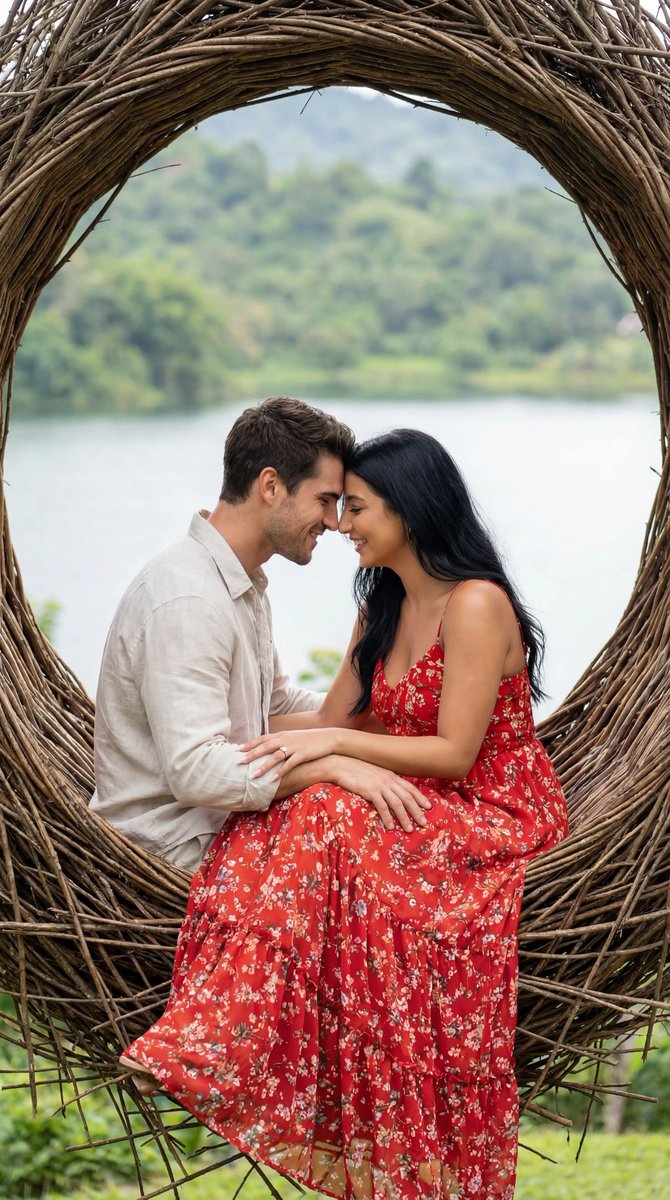 Romantic Couple Nature Editorial