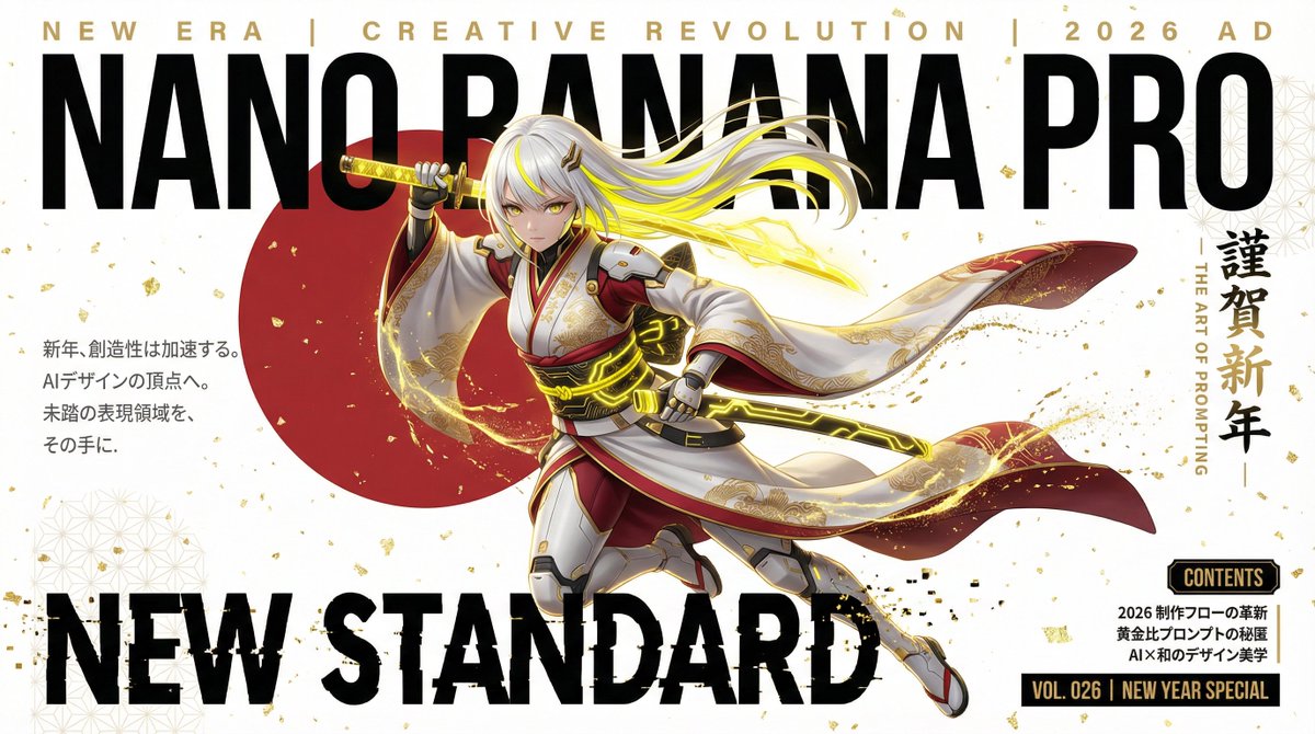 Nano Banana Pro New Year Cover
