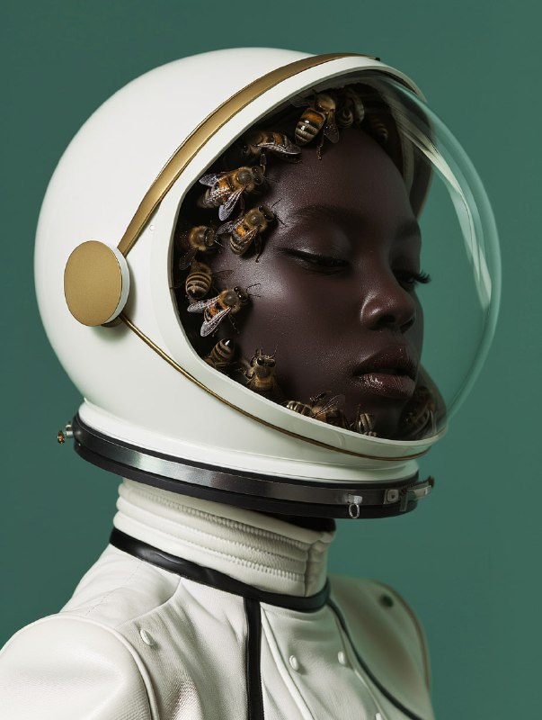 Modern Space Suit with Bees