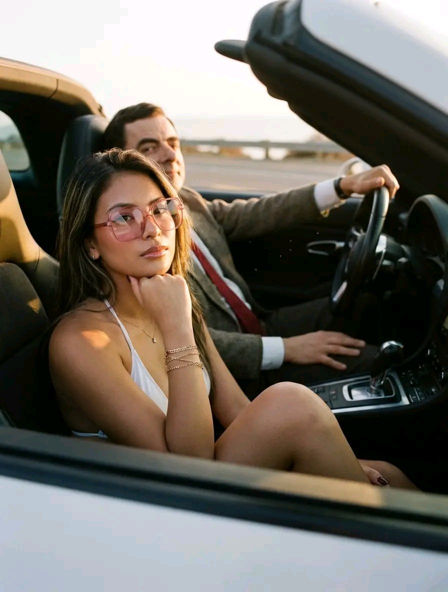 Golden Hour Convertible Portrait