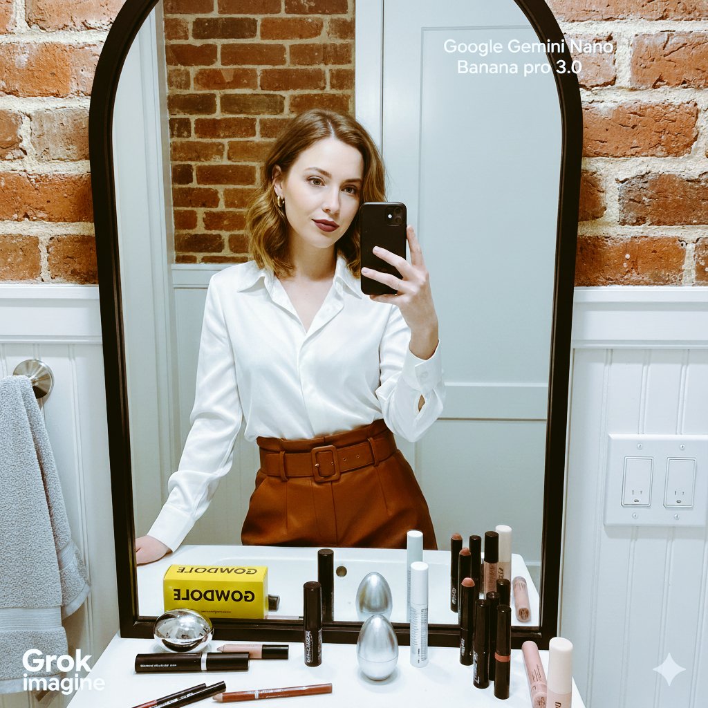 Rustic Mirror Selfie Fashion
