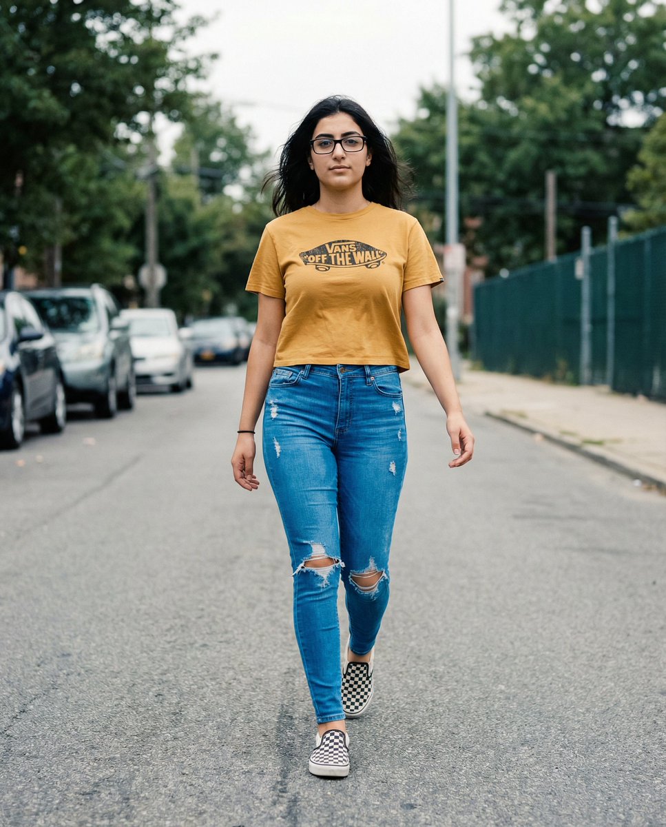 Vintage Street Fashion Portrait