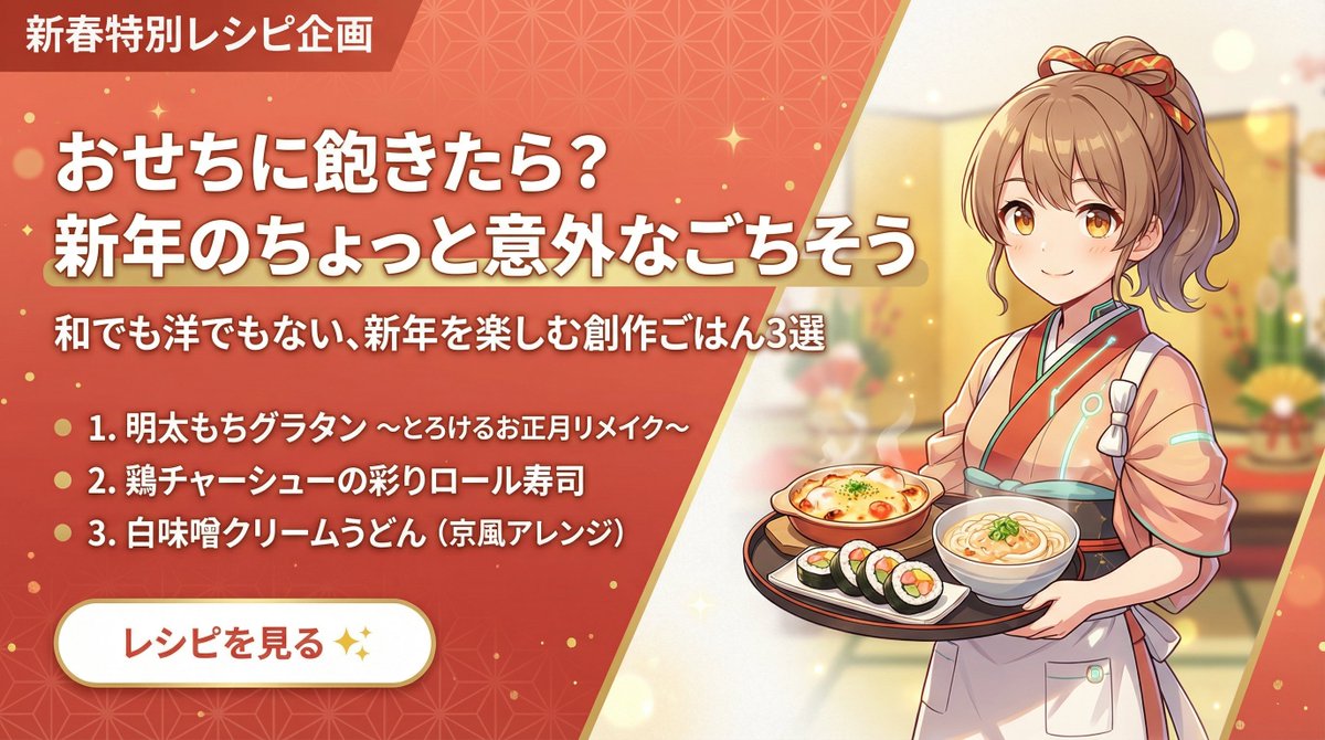 New Year Refresh Anime Chef Recipes
