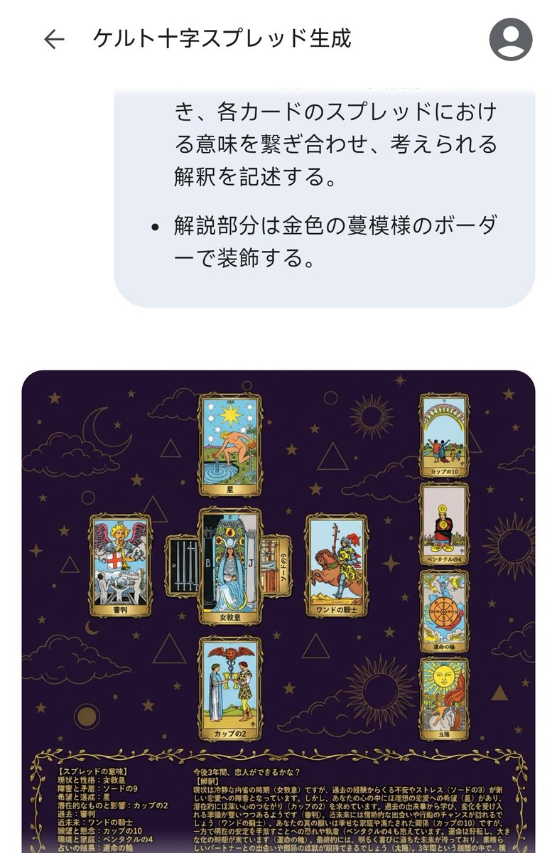 Celtic Cross Tarot Reading