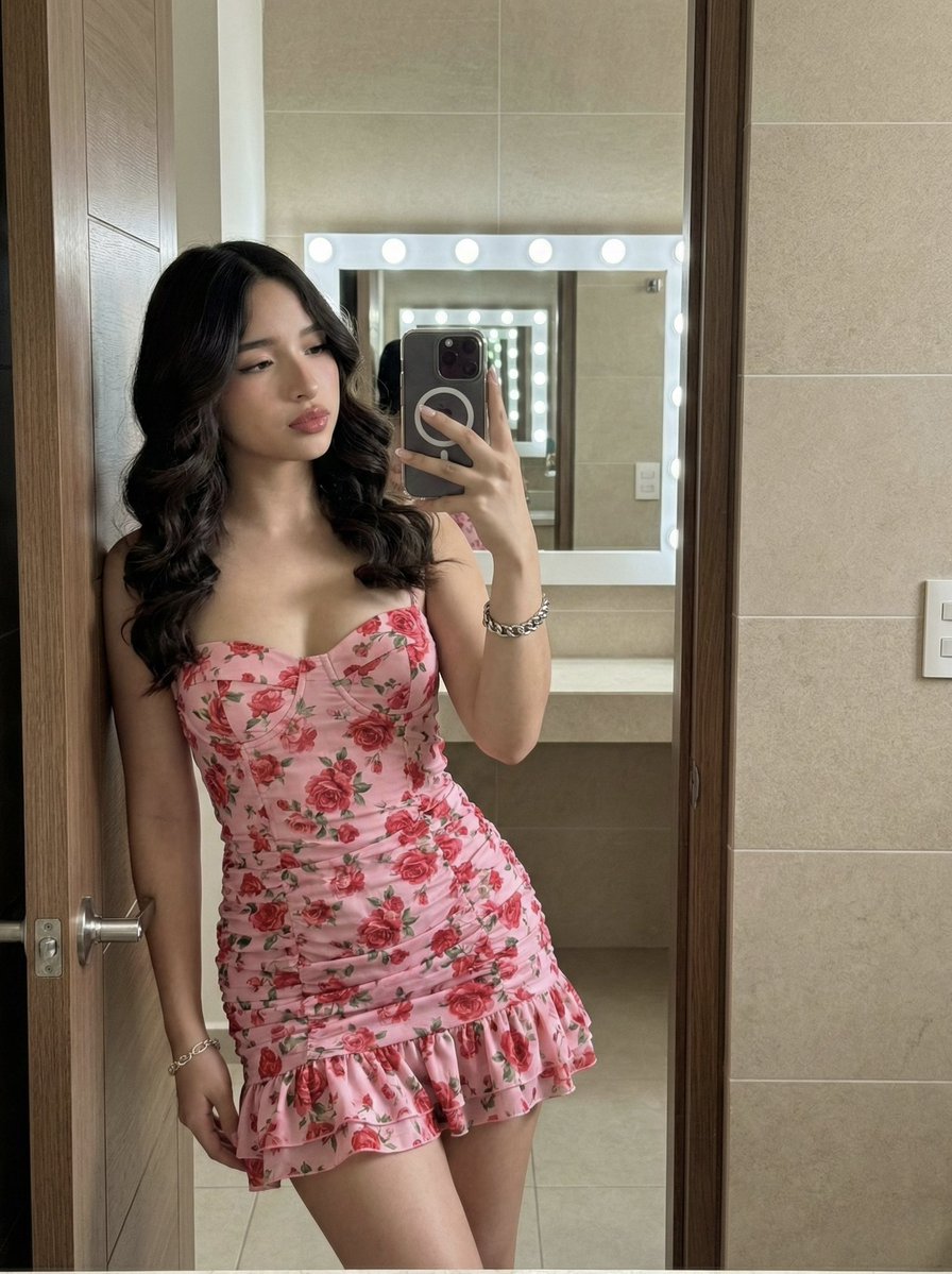 Mirror Muse in Pink Floral