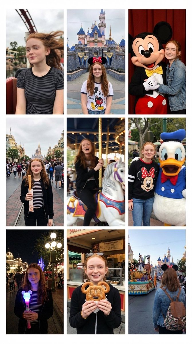 Disneyland Grid Travel Diary