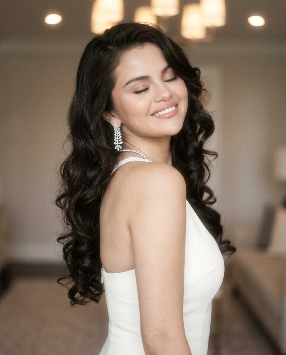 Dreamy Soft Focus Vintage Portrait