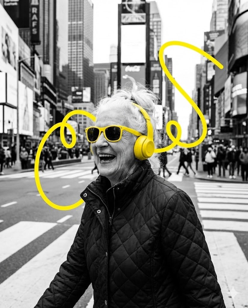 Cool Grandma Urban Street Color Pop
