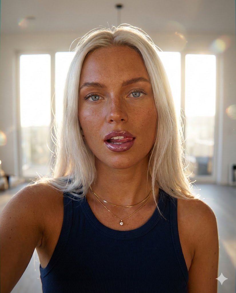 Sunkissed Glamour Selfie