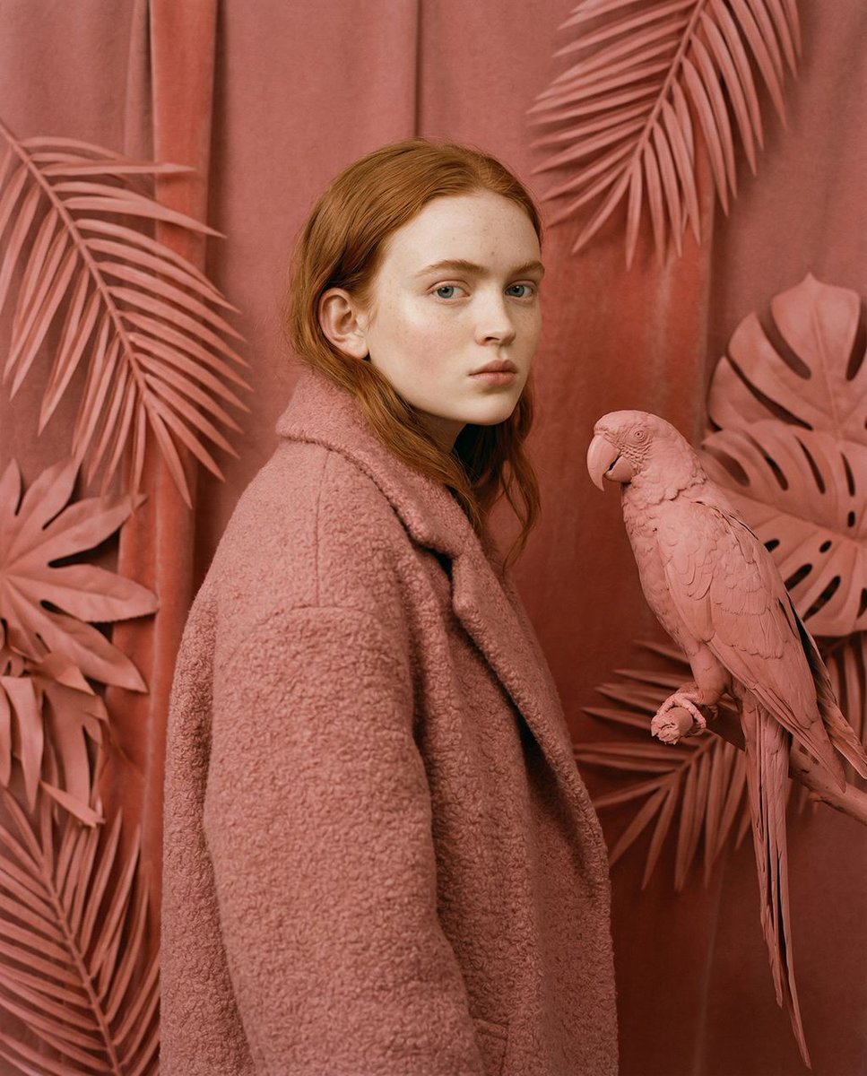 Velvet Camouflage Fashion Portrait
