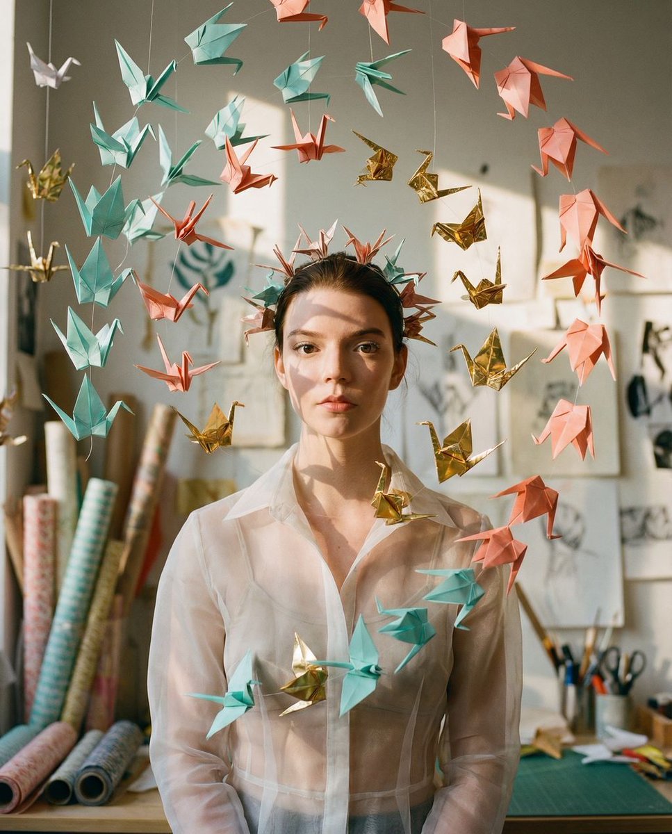 Surreal Origami Fashion Editorial