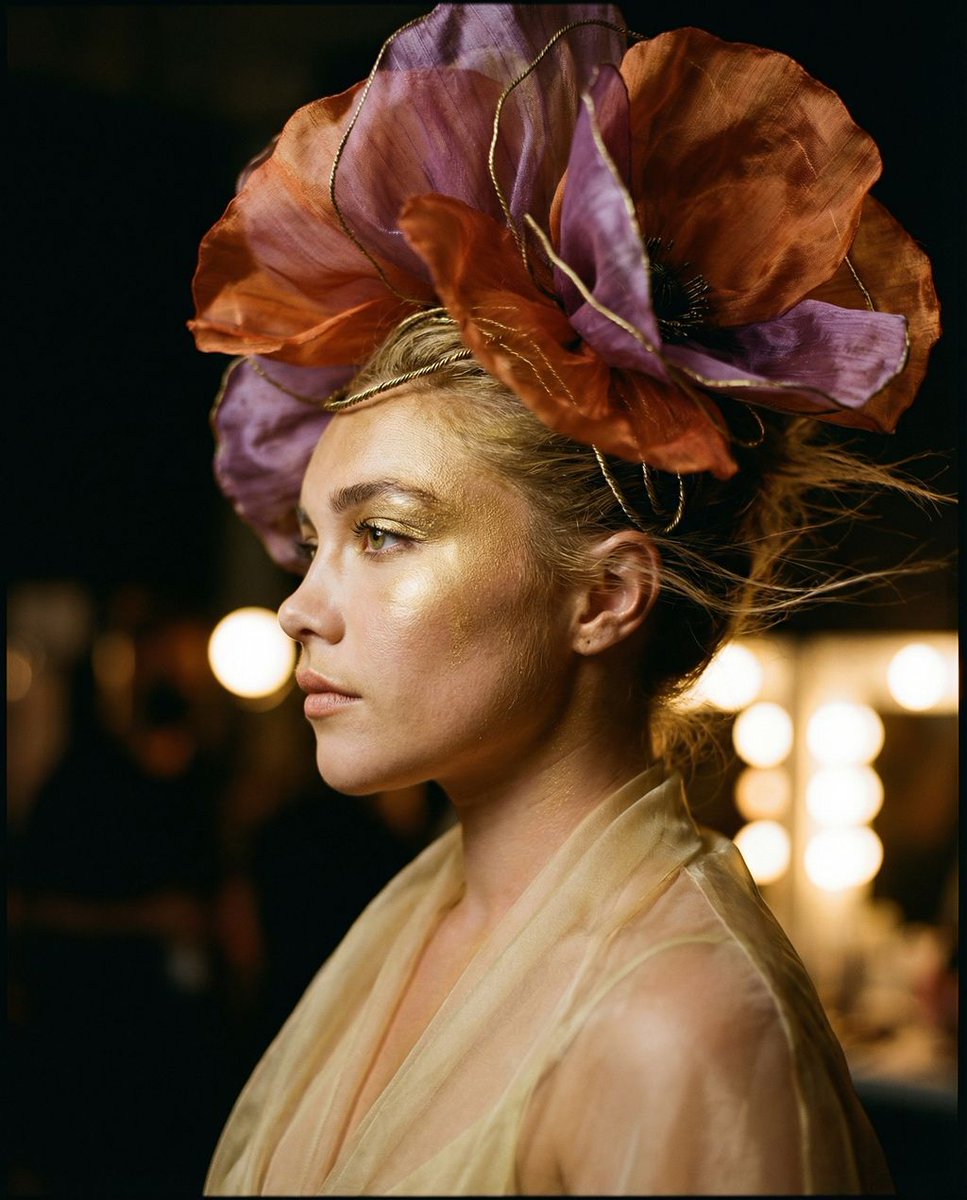 Gilded Muse Surreal Fashion Portrait
