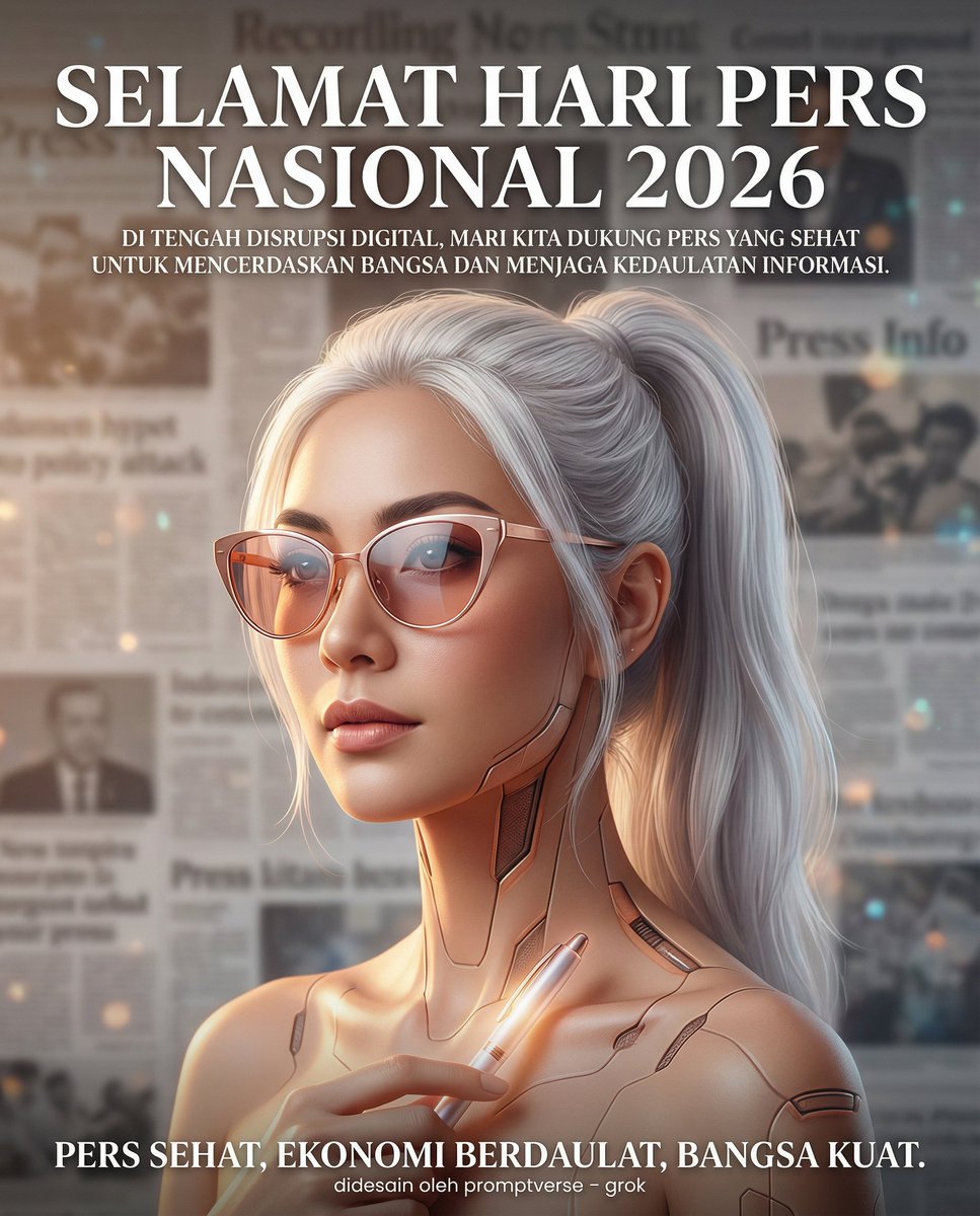 Cyborg Journalist National Press Poster