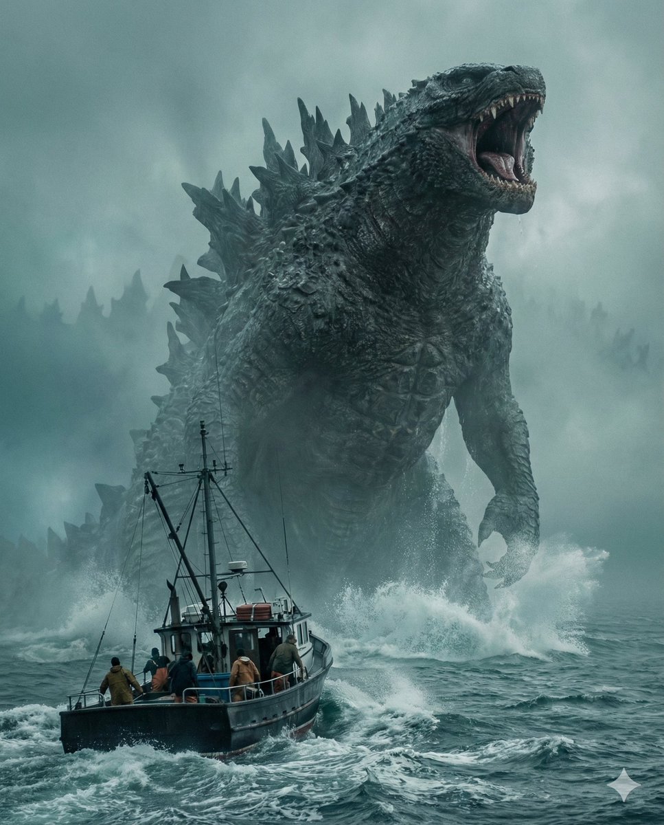 Godzilla Roar Through Fog