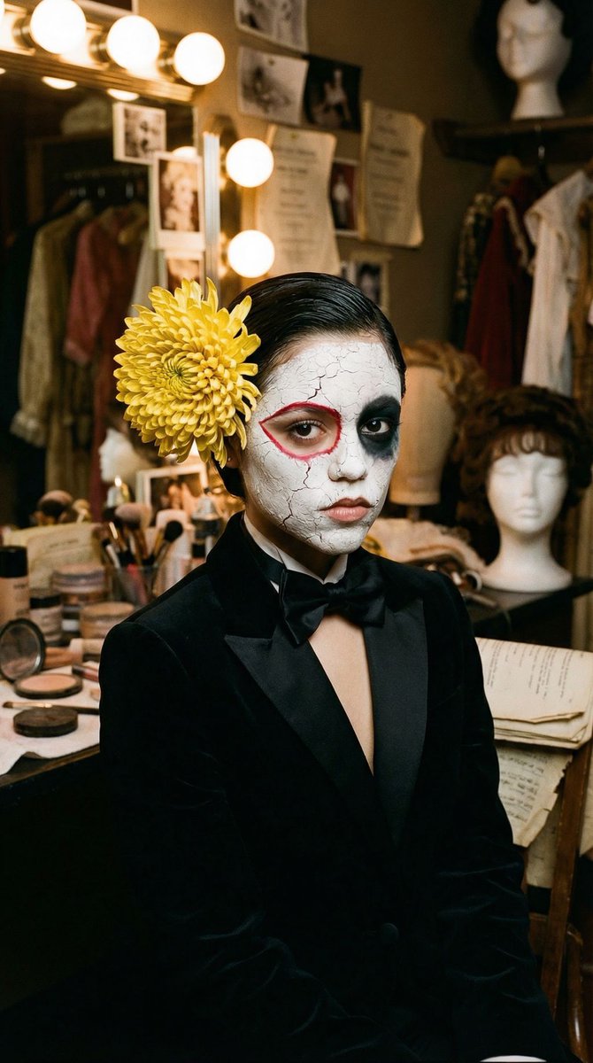 Surrealist Backstage Portrait