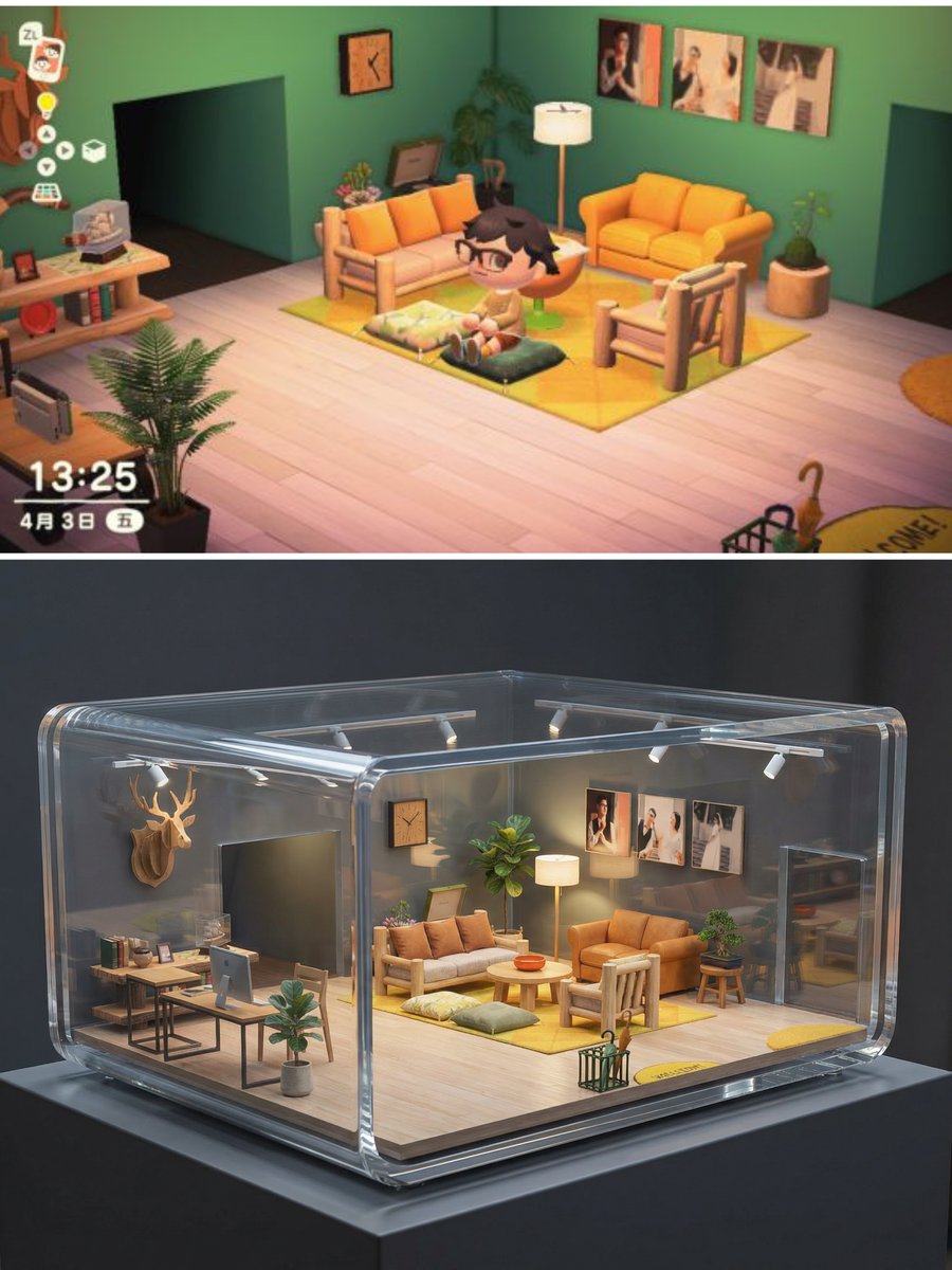 Transparent Miniature Architectural Model