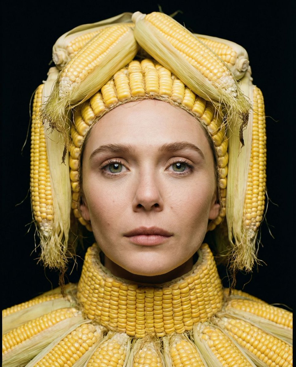 Corn Couture Macro Portrait