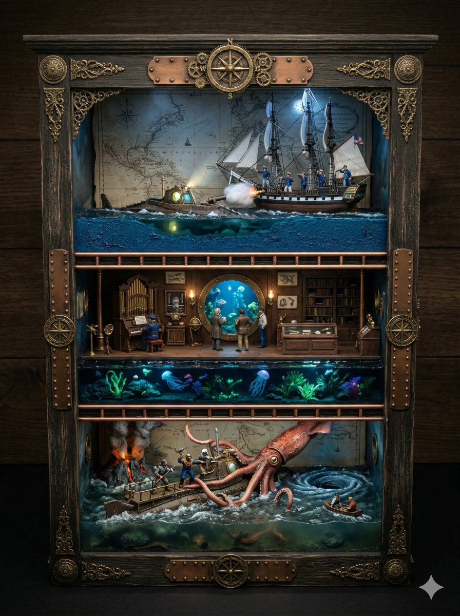 Nautilus Diorama Cabinet