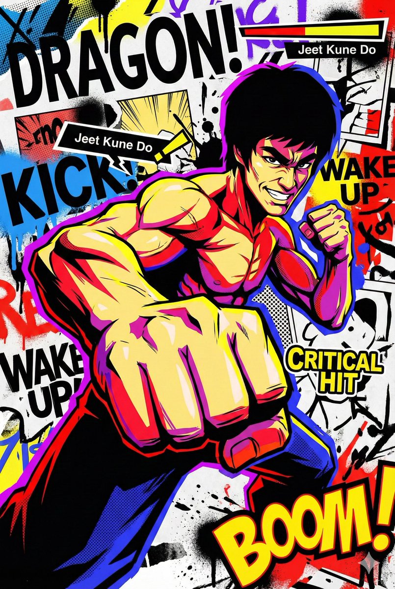 Pop Art Anime Knight Burst