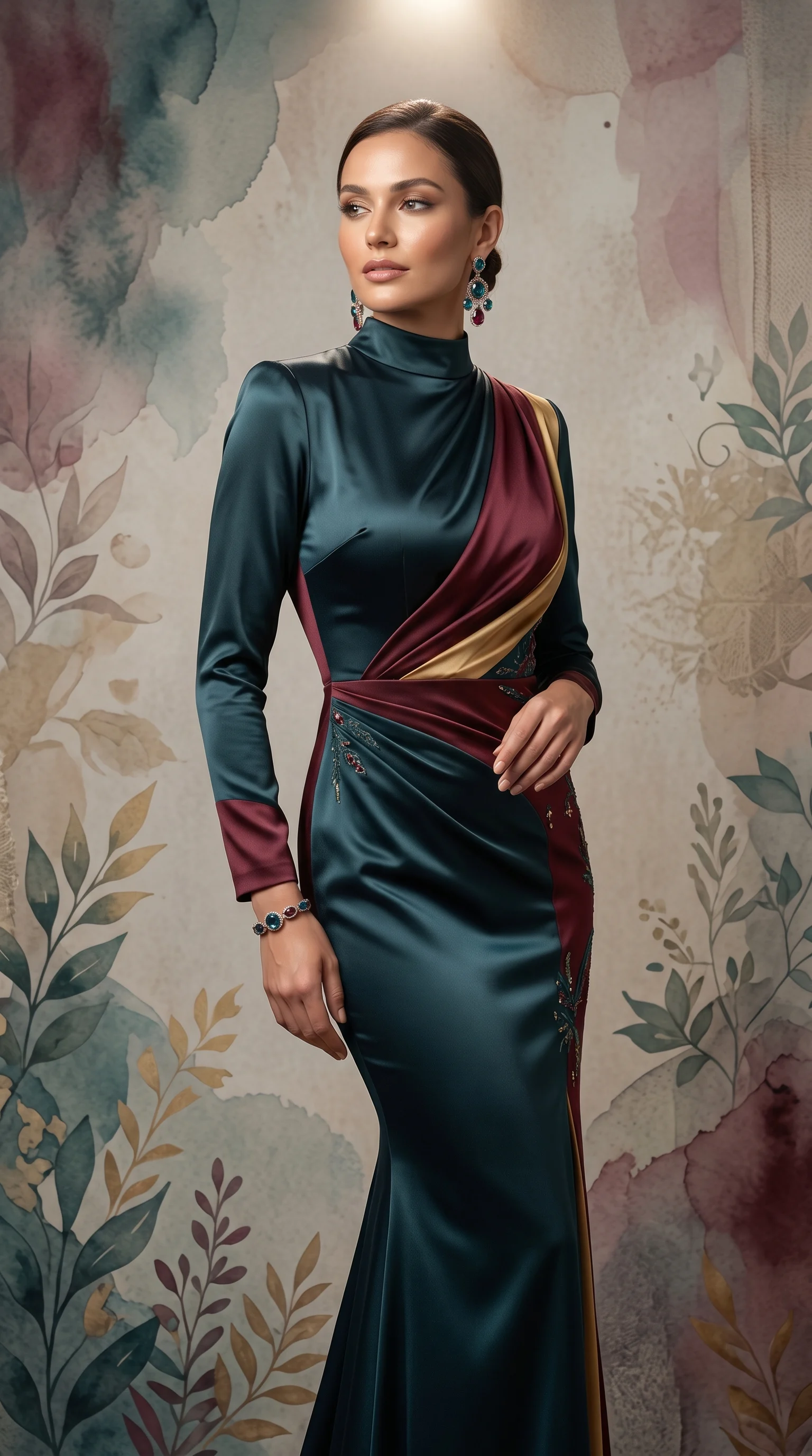 Luxury Haute Couture Fashion Portrait