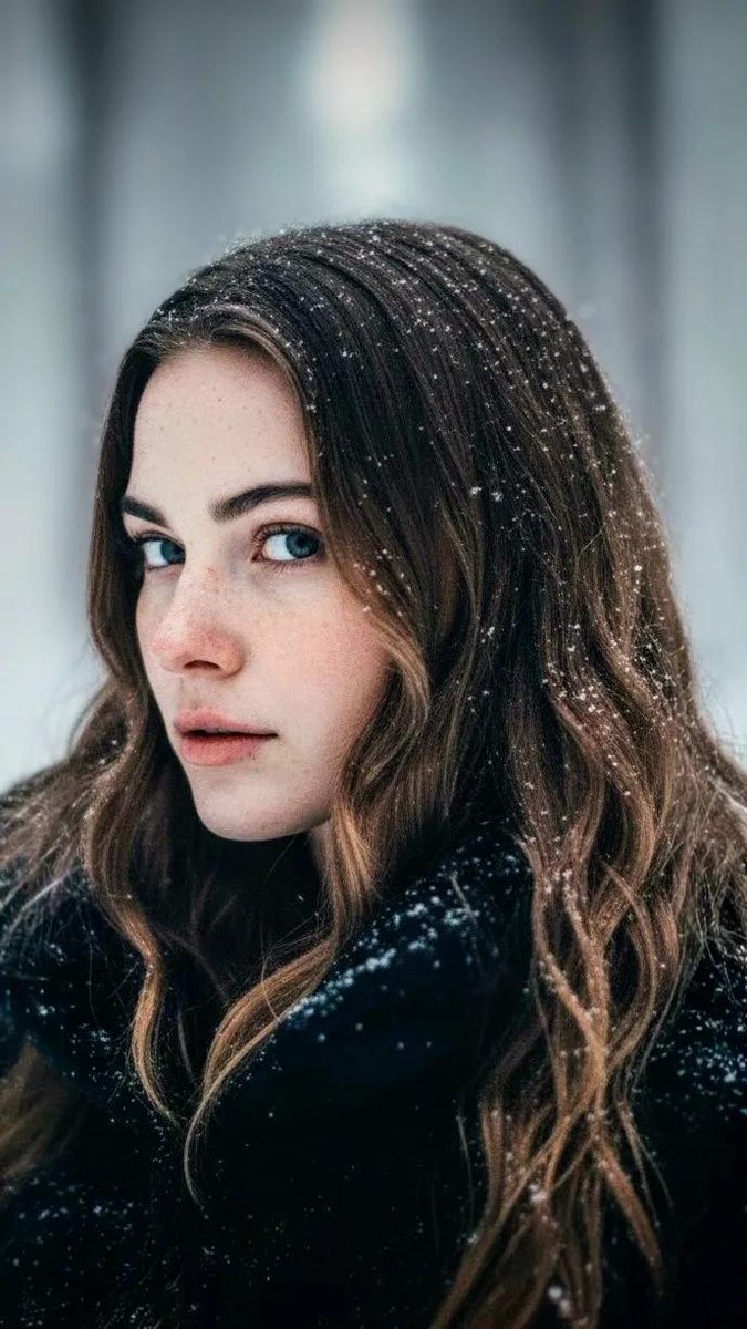 Cinematic Quiet Winter Portrait