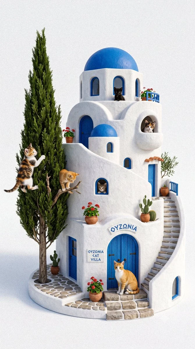 Luxury Cat Palace Architecture