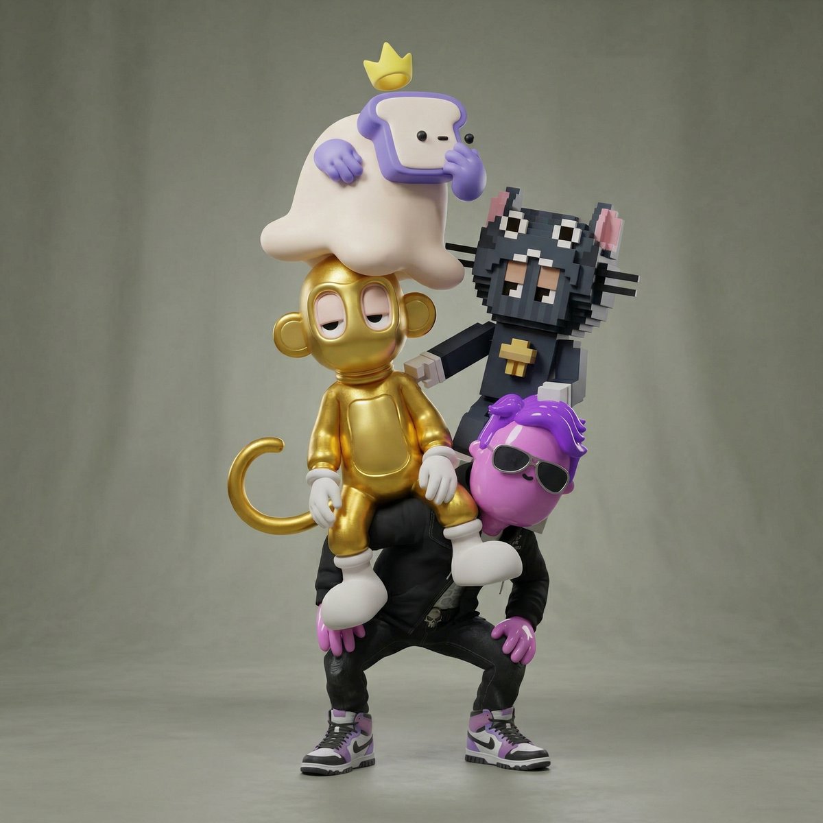 Awkward Family Stack Portrait