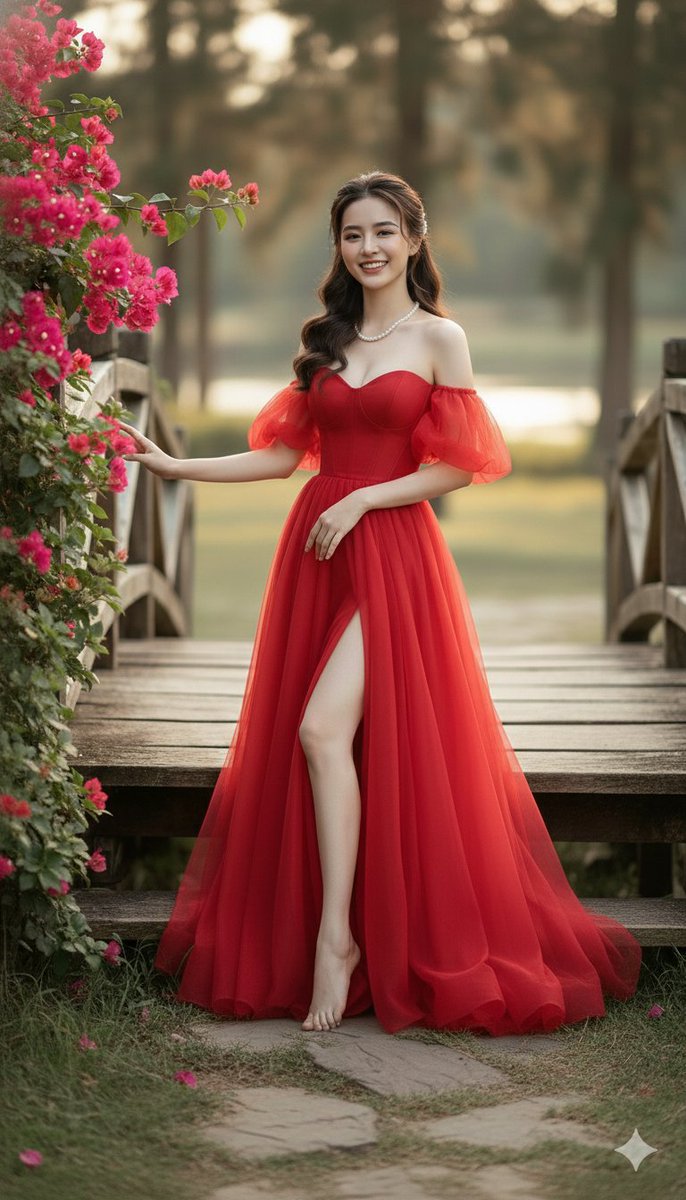 Red Dress Elegance