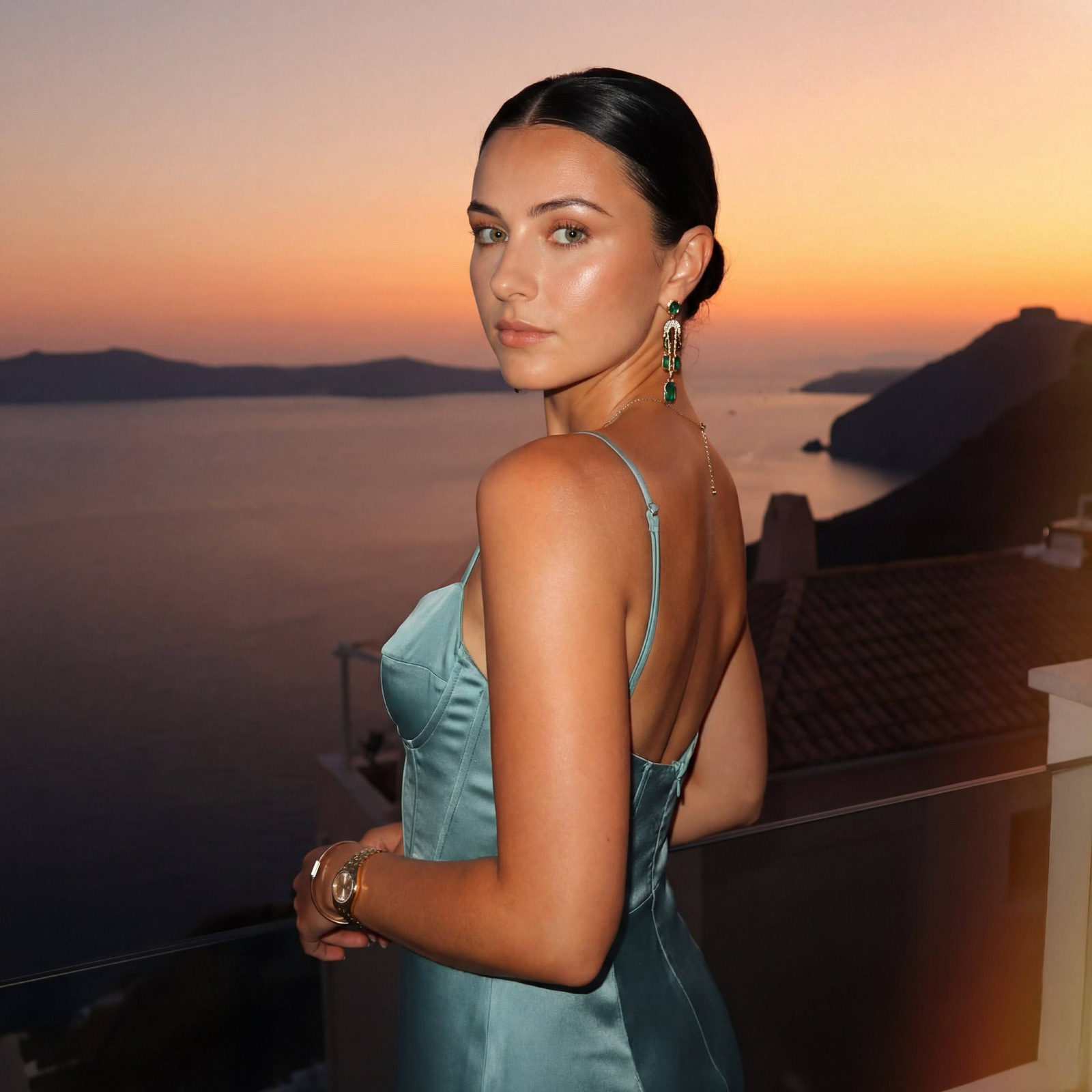 Sunset Balcony Portrait Shoot