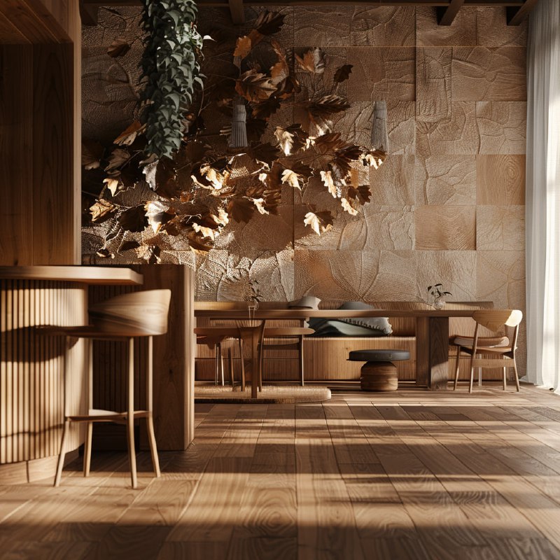 Wooden House Interior – March Concept