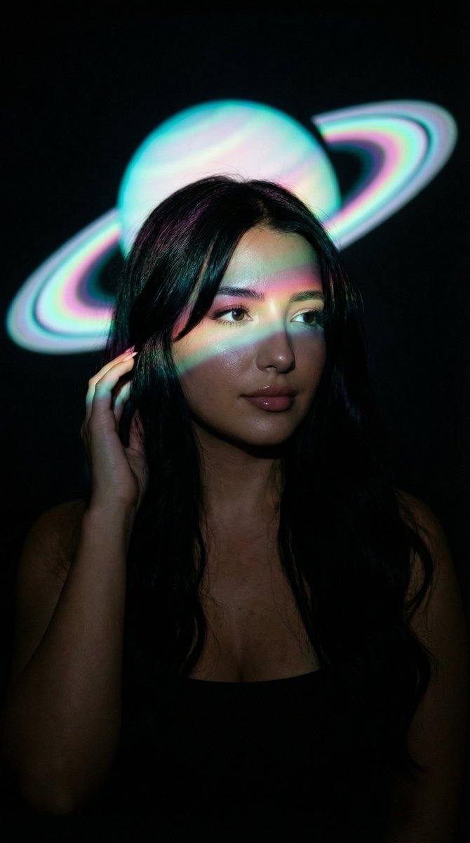 Saturn Projection Mapping Portrait