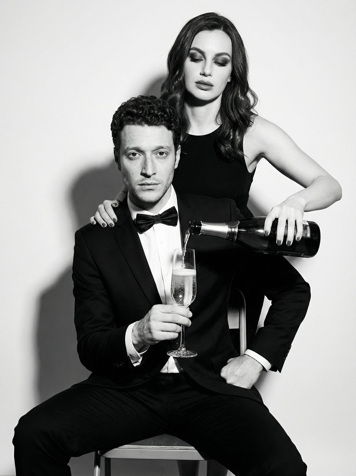 Champagne Noir Fashion Editorial