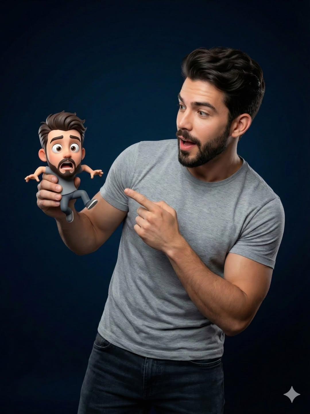 Tiny Pixar Self Portrait