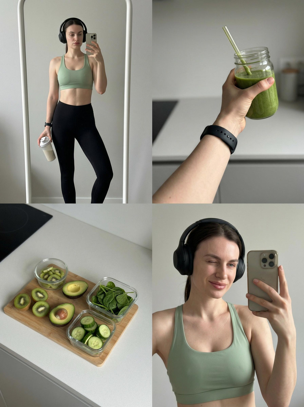 Minimalist Fitness Smoothie Lifestyle Series