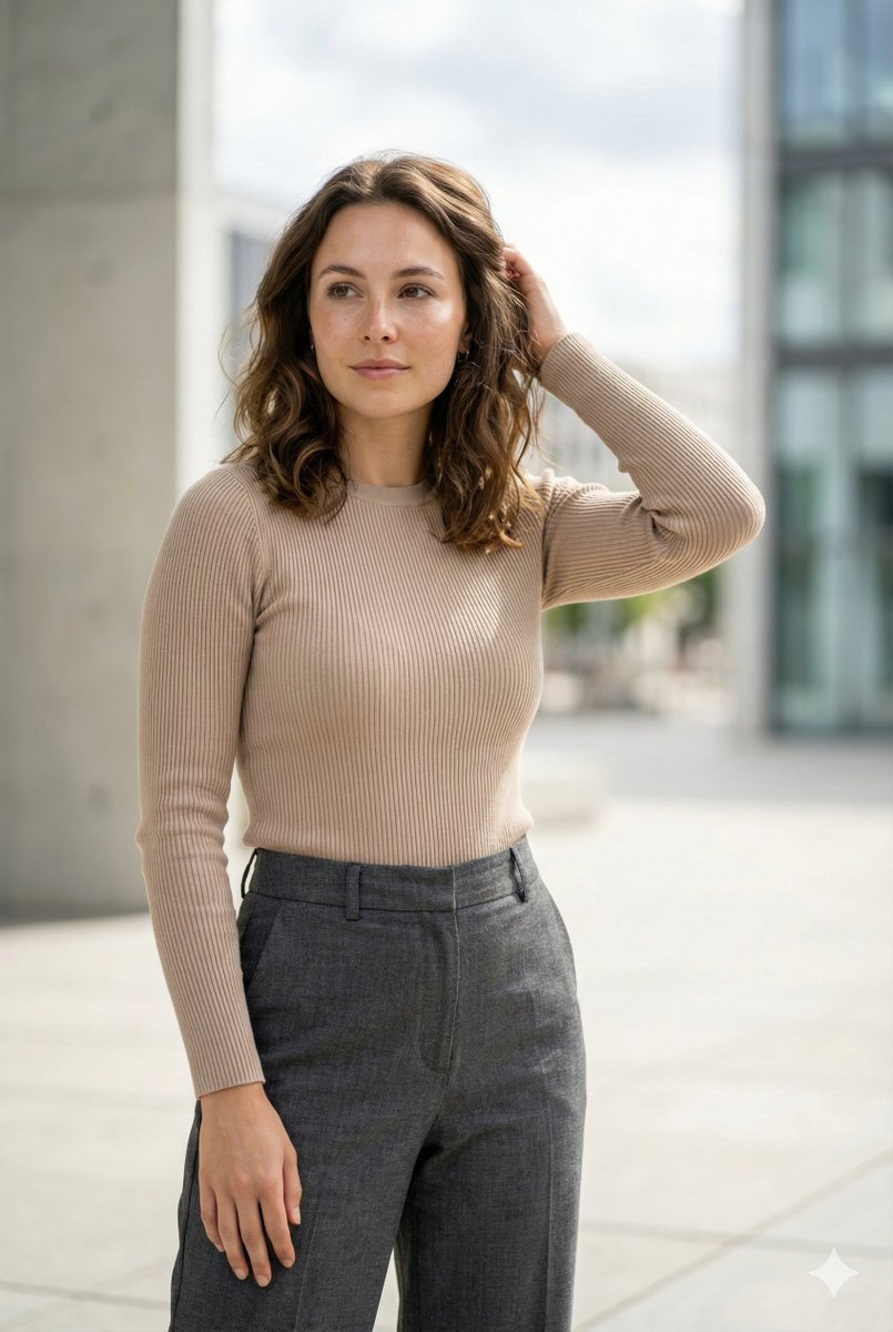 Urban Minimalist Fashion Portrait