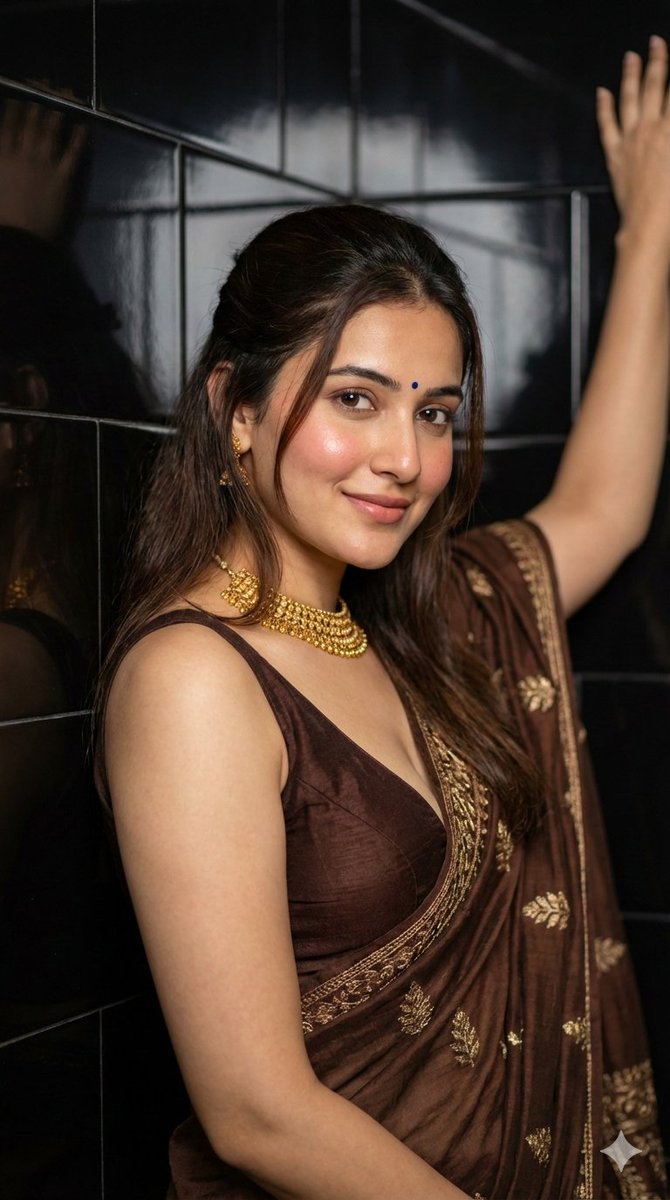 Elegant Saree Fashion Portrait